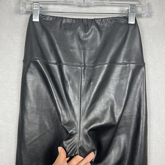 Wilfred Free Daria Vegan Leather Leggings Small Black Pull On High Waisted - Picture 11 of 13